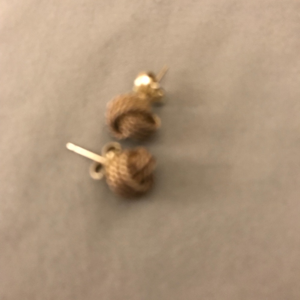 Tiffany knot earrings